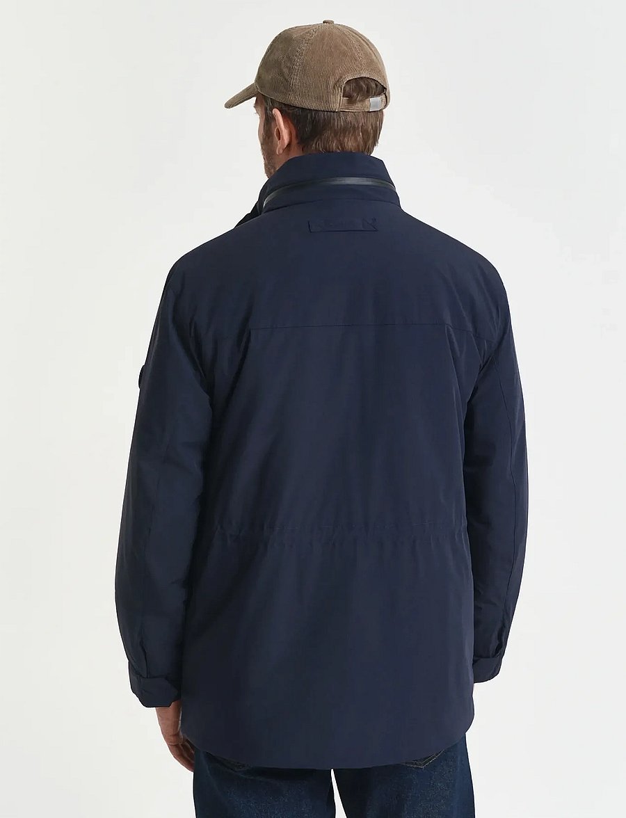 Gant - DOUBLE MID LENGTH JACKET - tunna jackor - evening blue - 3