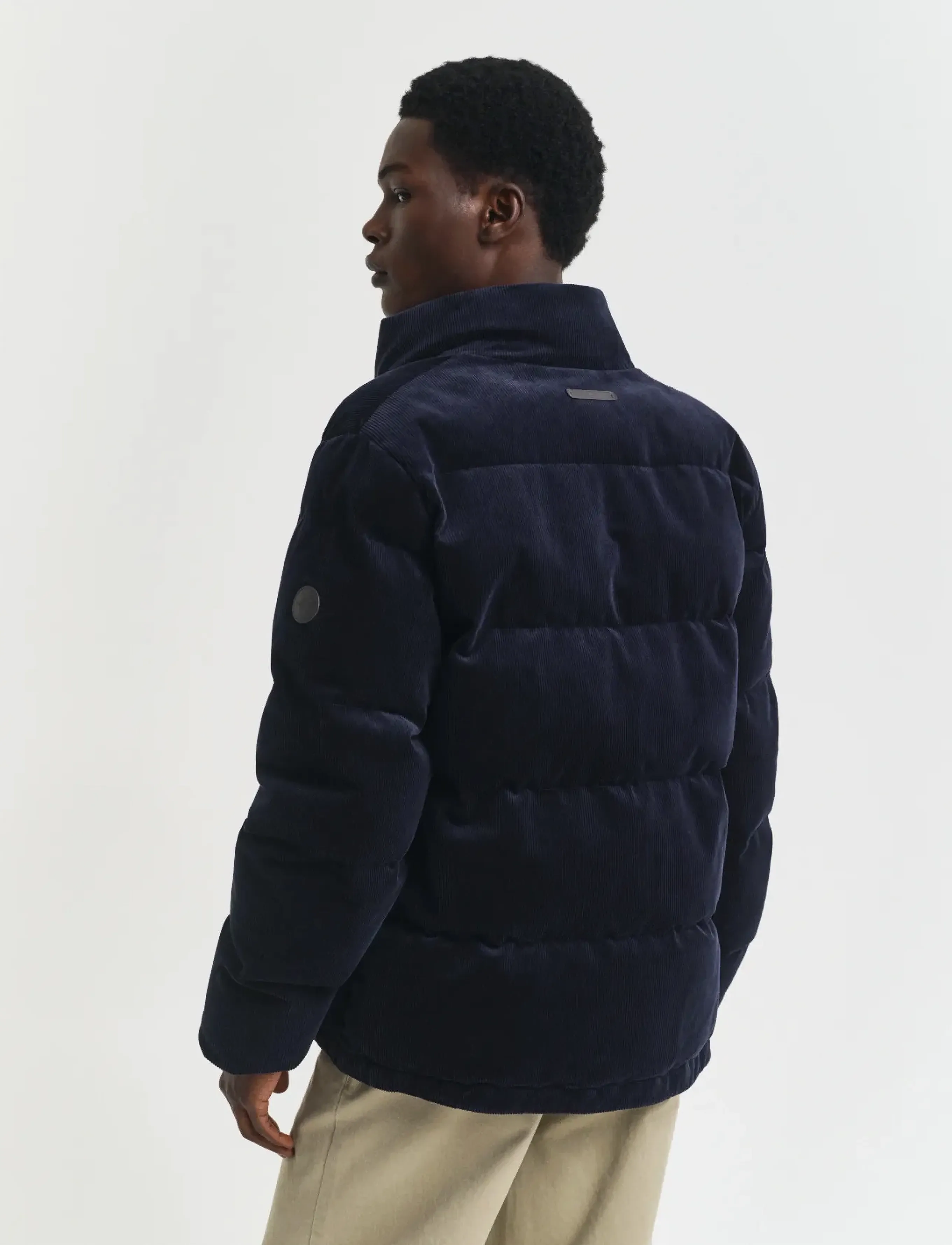 Gant - CORD PUFFER JACKET - vinterjakker - evening blue - 3