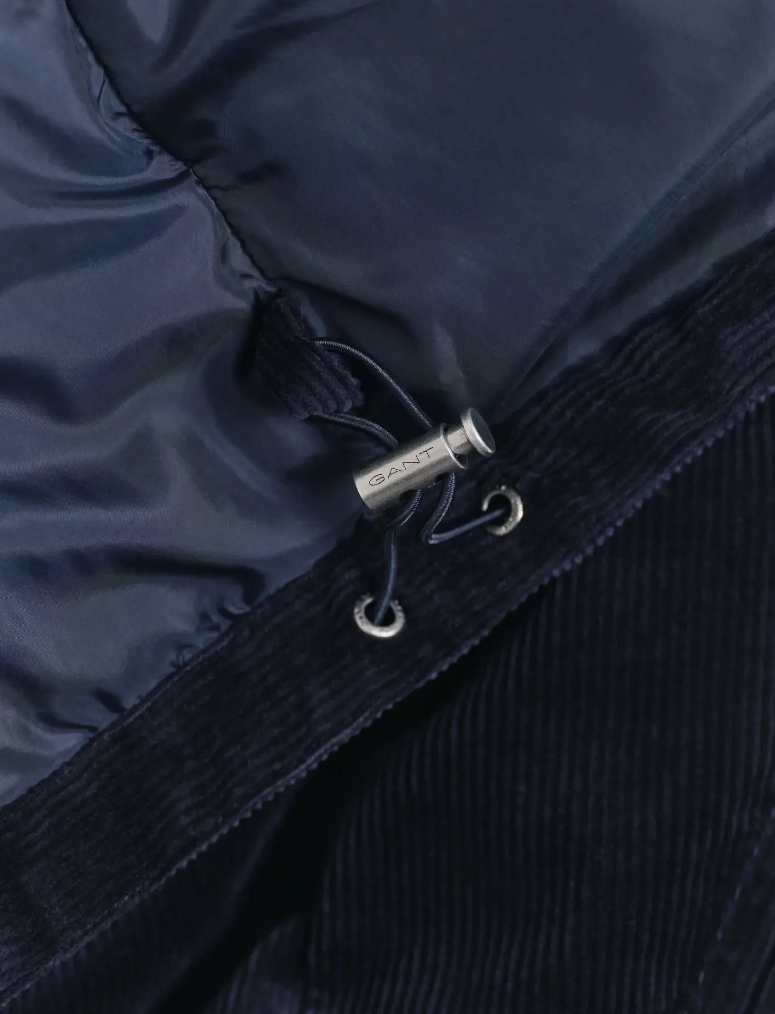 Gant - CORD PUFFER JACKET - vinterjakker - evening blue - 4