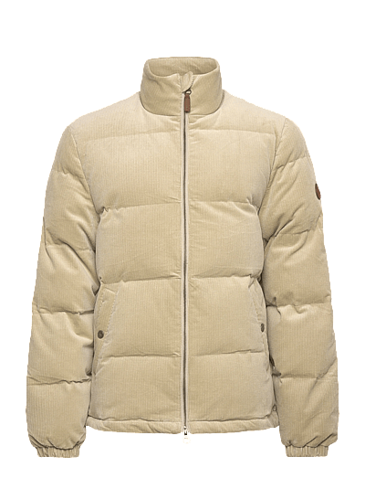 Gant CORD PUFFER JACKET - Voodriga jakid - GREIGE / beige