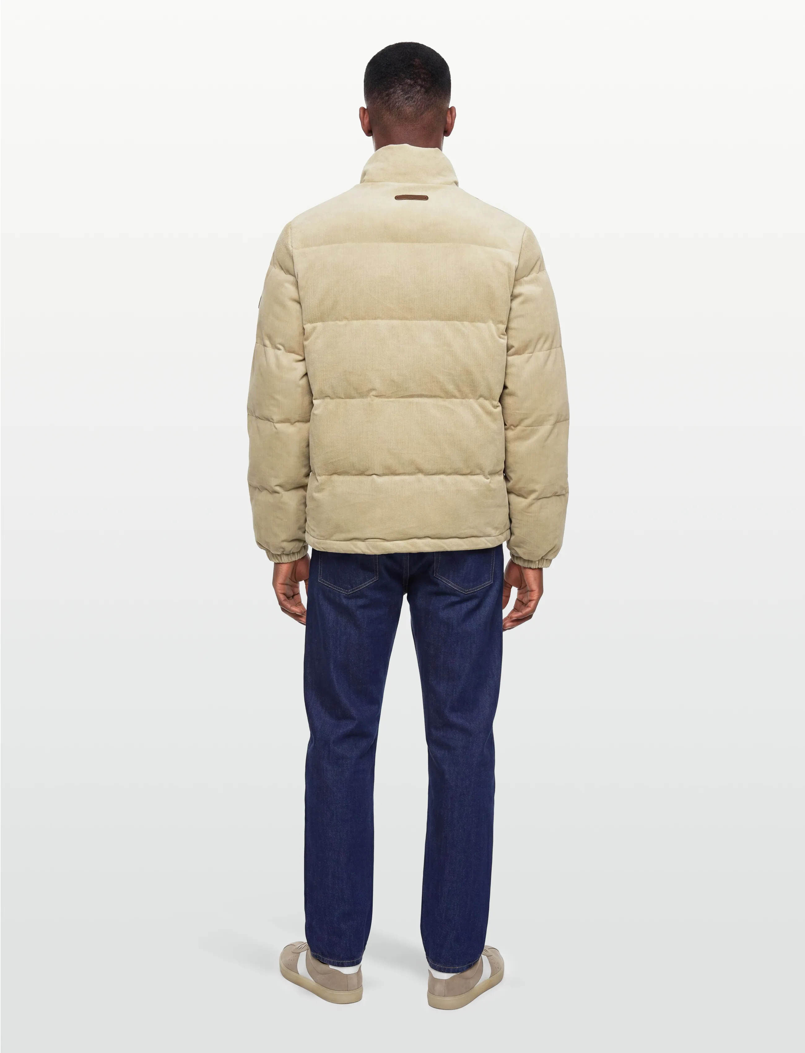 Gant - CORD PUFFER JACKET - winter jackets - greige - 4