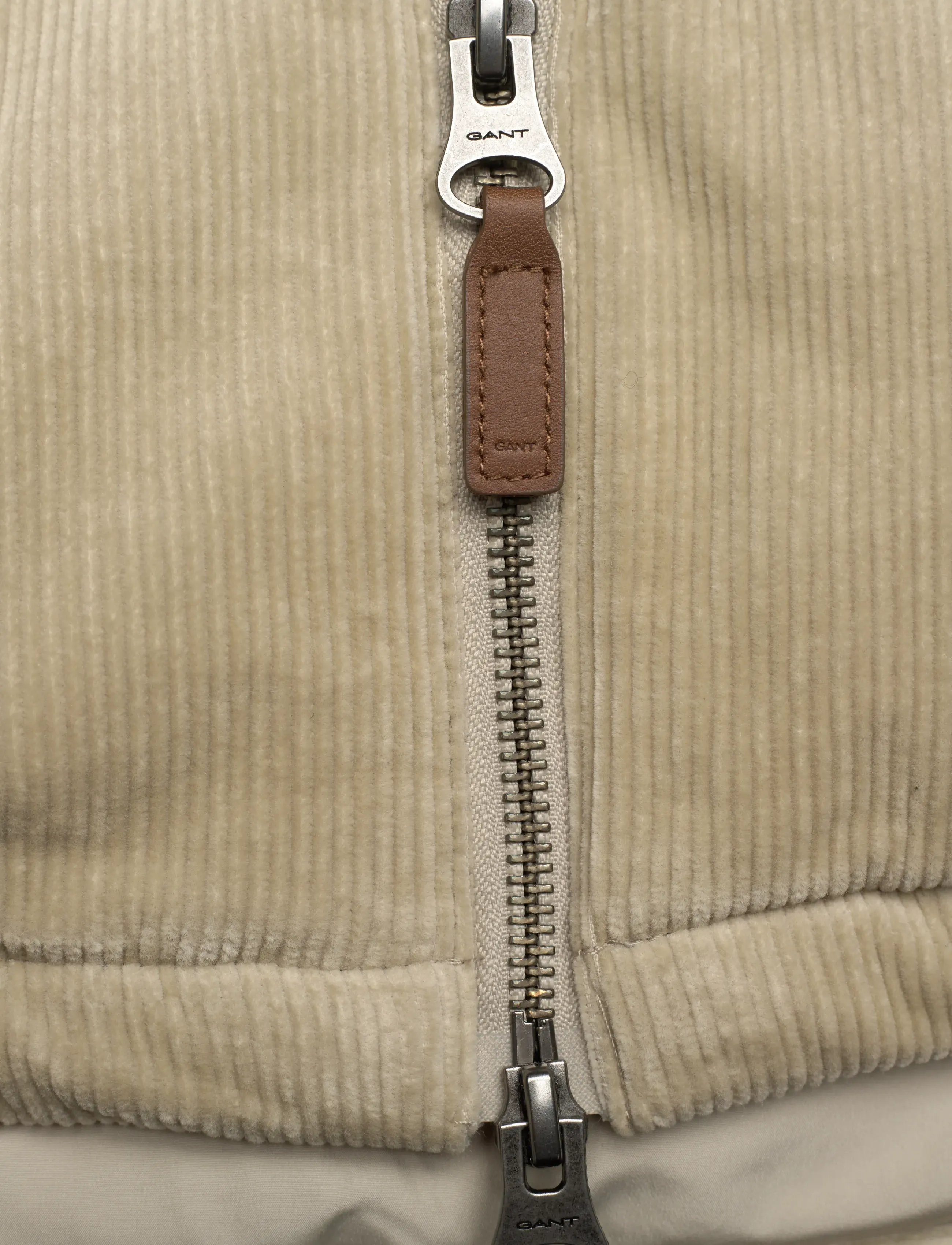 Gant - CORD PUFFER JACKET - gefütterte jacken - greige - 4