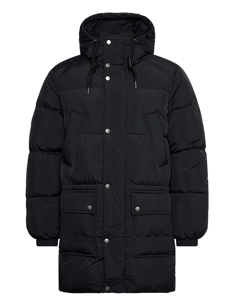 GANT - DOWN PUFFER PARKA - gefütterte jacken - black - 1