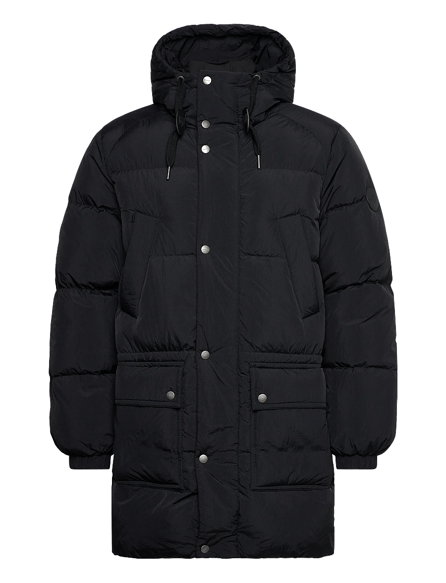 Gant - DOWN PUFFER PARKA - fodrade jackor - black - 1