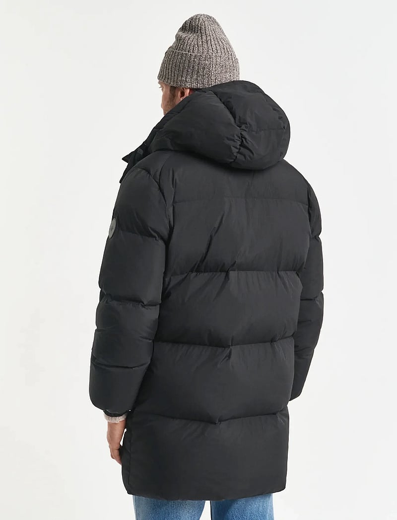 GANT - DOWN PUFFER PARKA - gefütterte jacken - black - 4