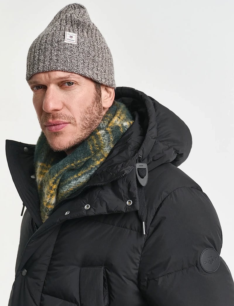 GANT - DOWN PUFFER PARKA - gefütterte jacken - black - 5