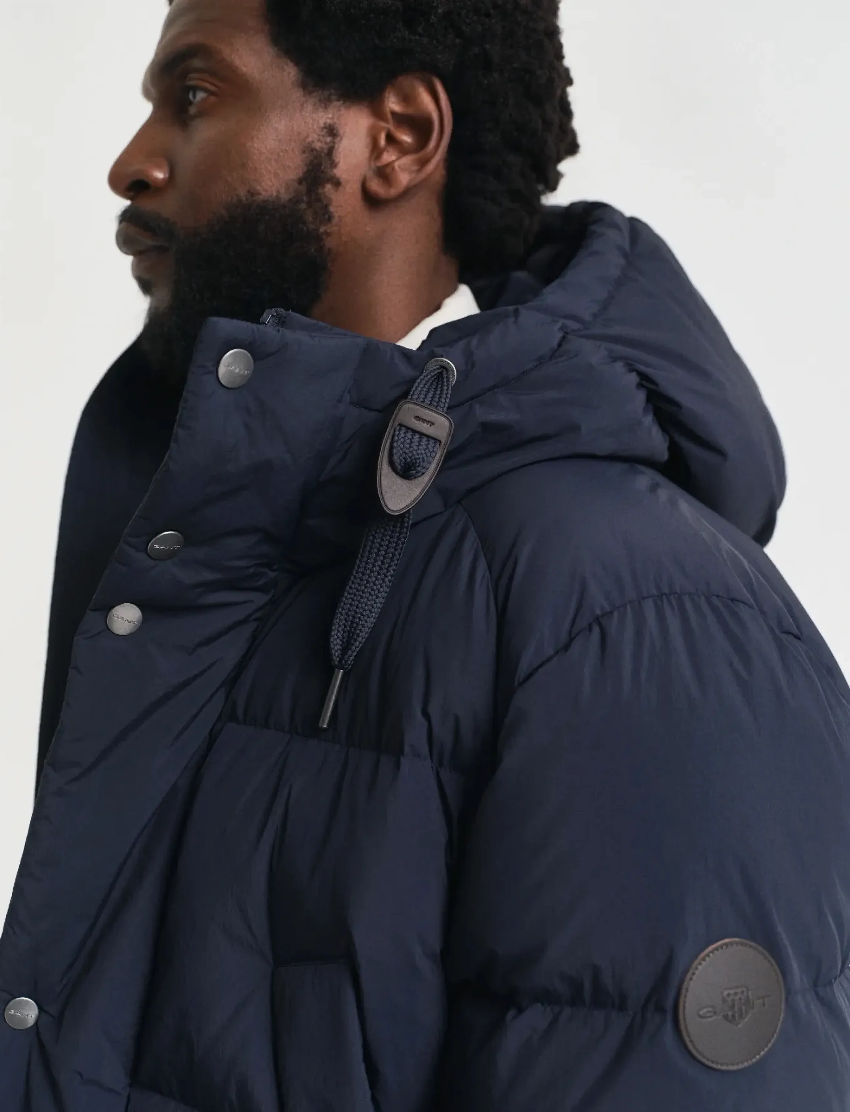 Gant - DOWN PUFFER PARKA - lyhyet takit - evening blue - 5