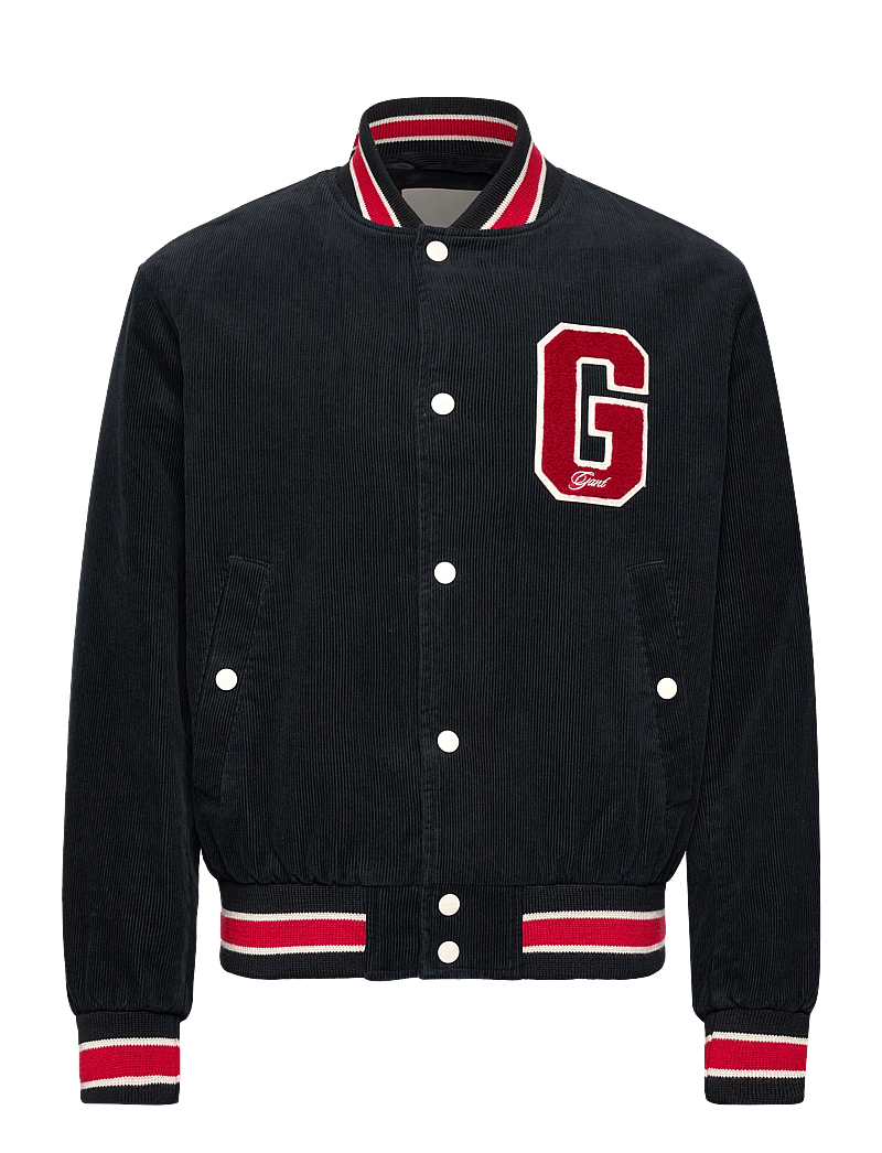 GANT - CORD VARSITY JACKET - varsity-jacken - black - 0