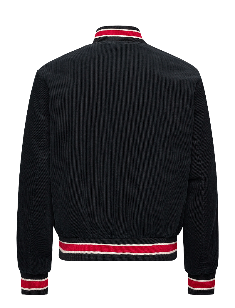 GANT - CORD VARSITY JACKET - varsity-jacken - black - 1