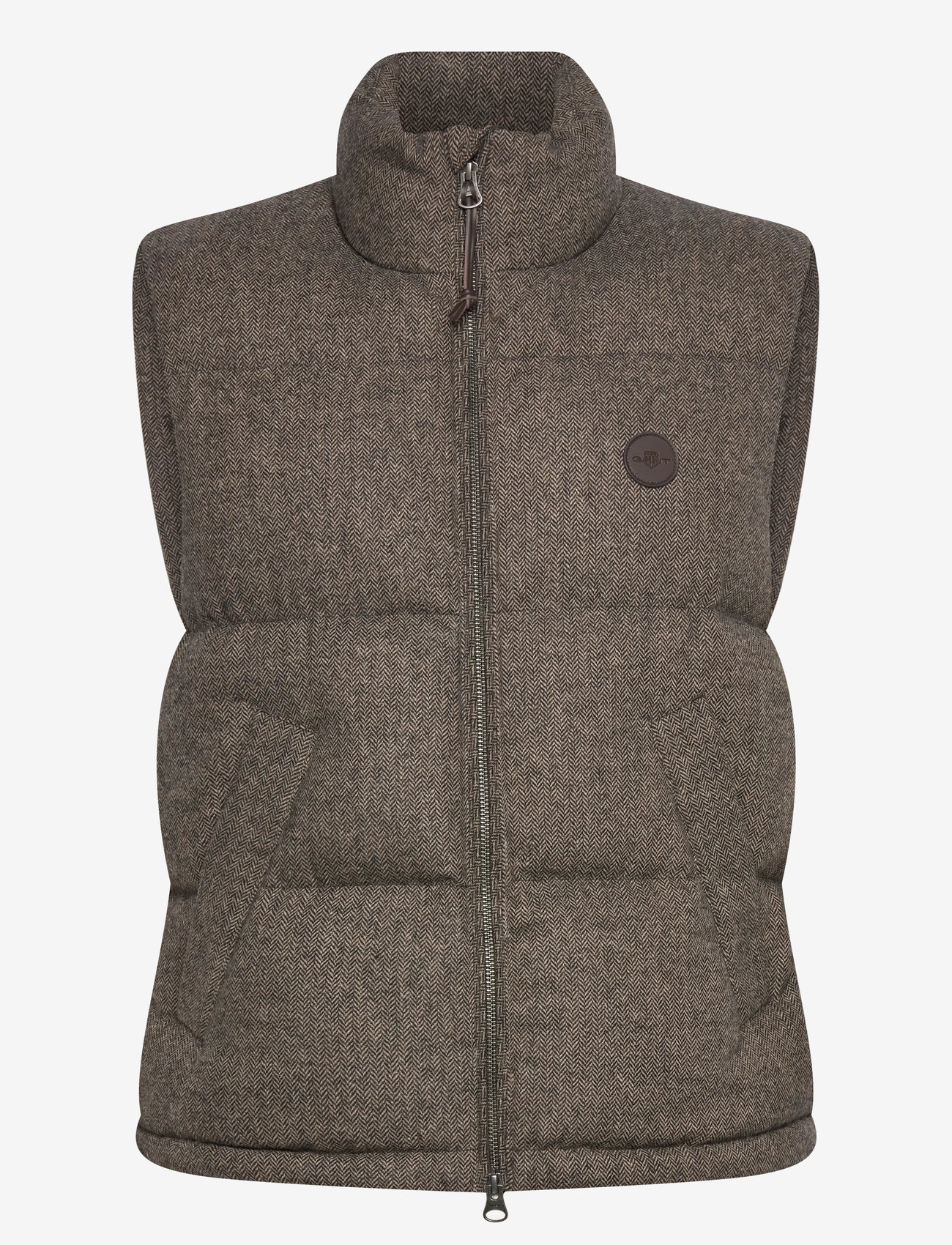 GANT - WOOL PADDED VEST - westen - warm khaki - 0