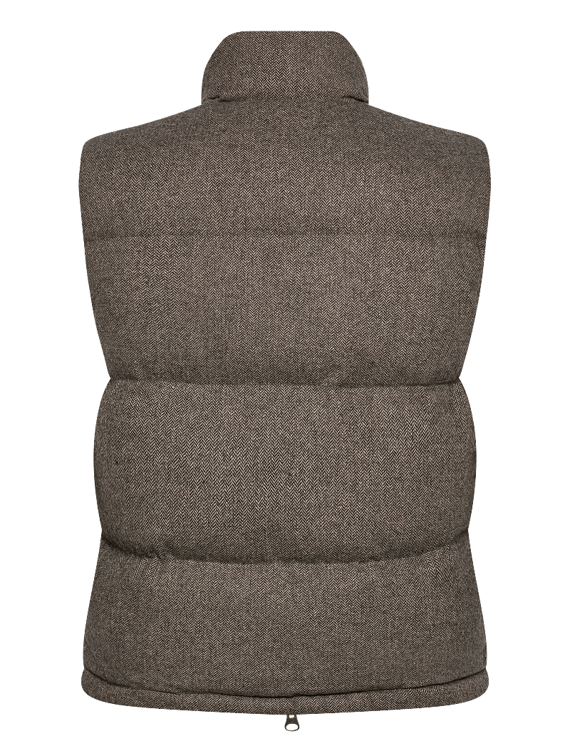 GANT - WOOL PADDED VEST - westen - warm khaki - 1