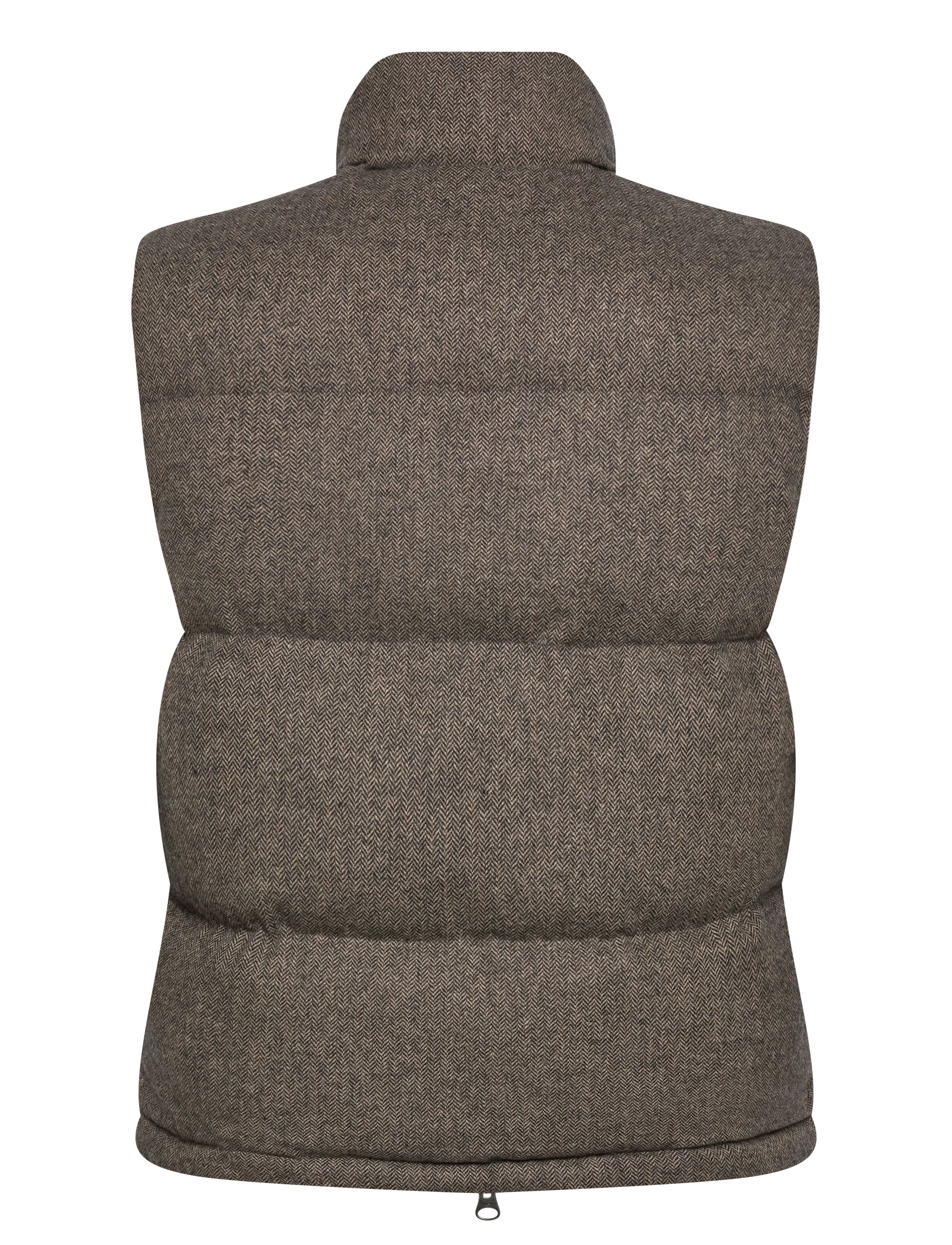 GANT - WOOL PADDED VEST - warm khaki - 1