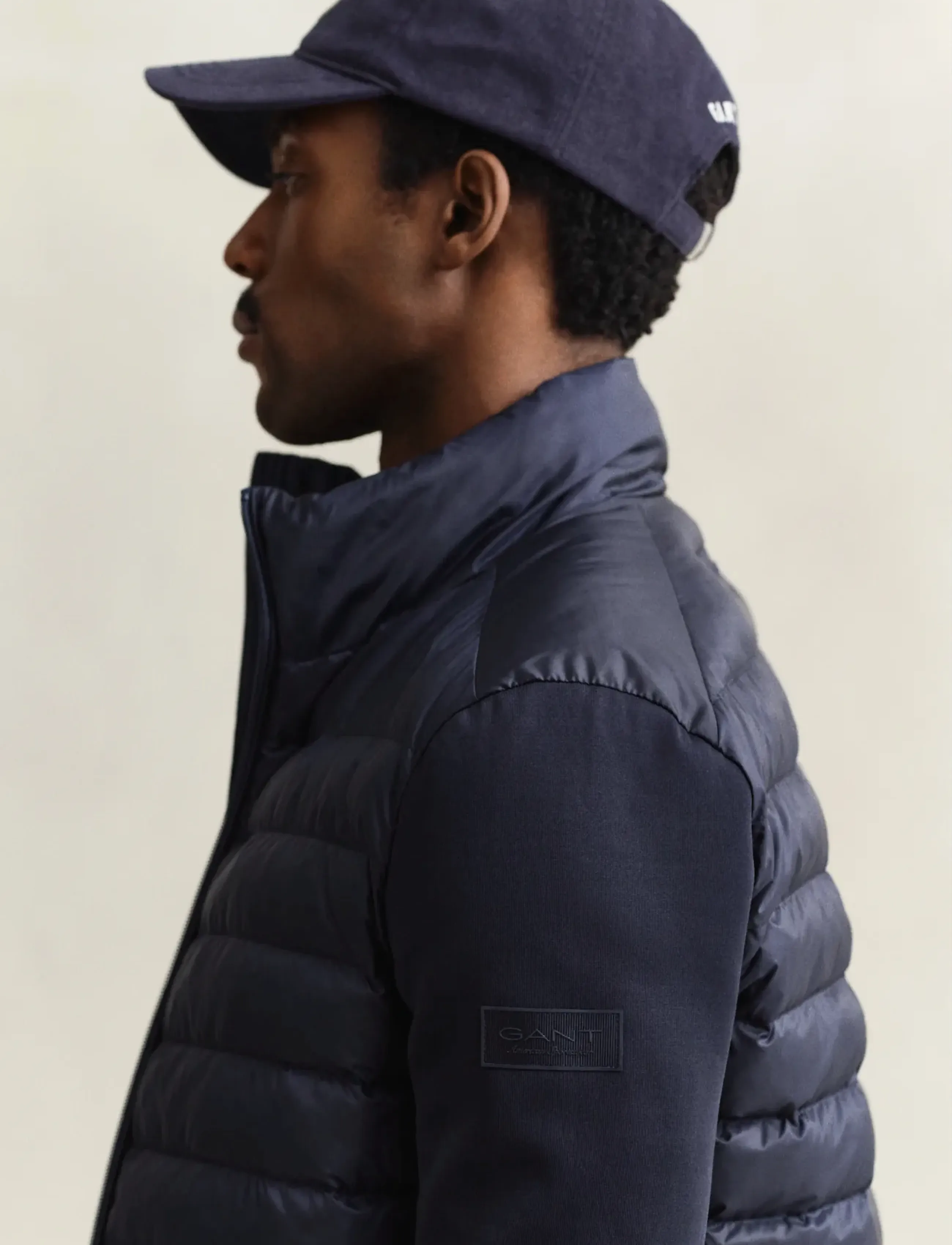 Gant - HYBRID JACKET - striukės ir švarkeliai - evening blue - 3