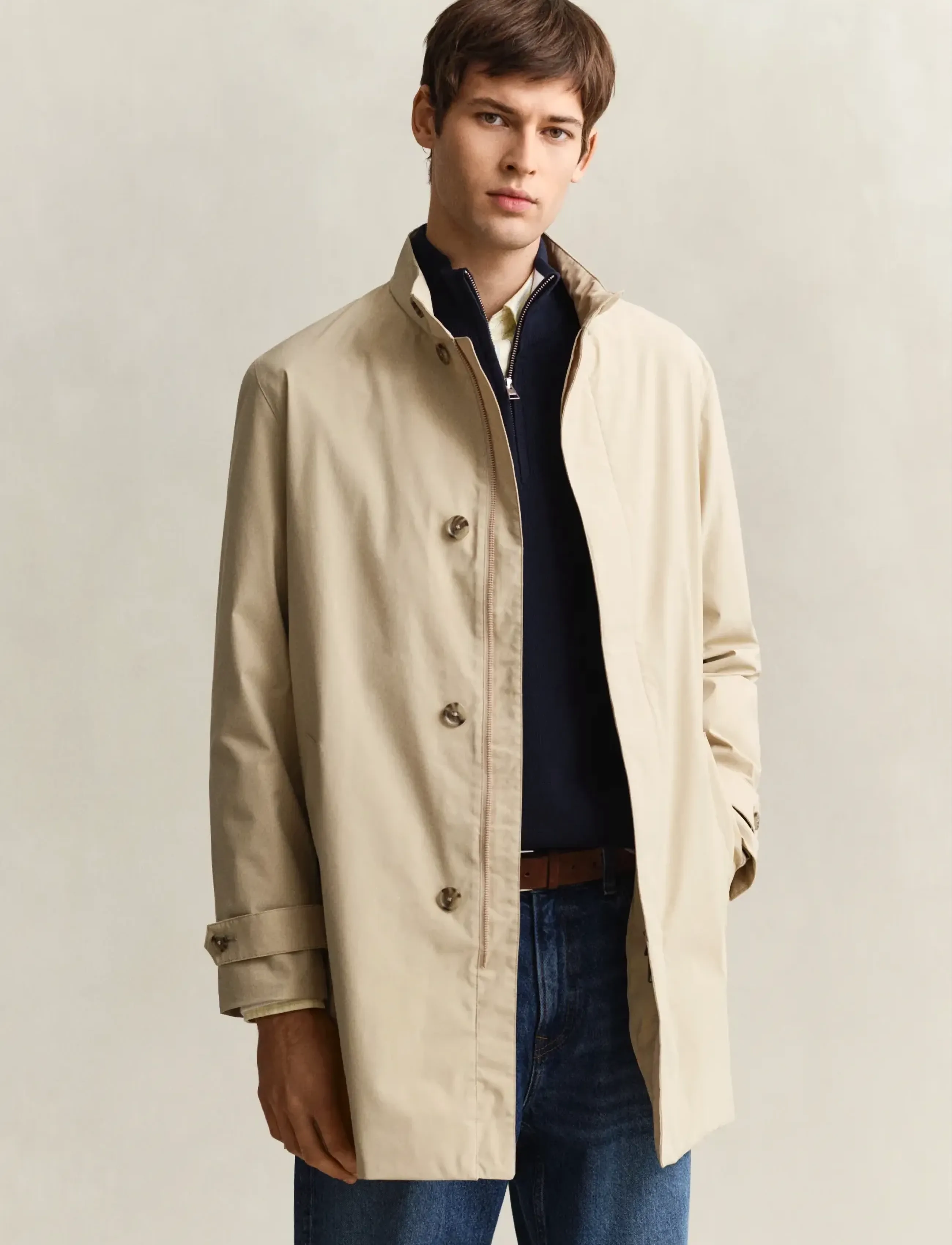 Gant LIGHTWEIGHT COMMUTER COAT - Kleidung - OAT BEIGE / beige