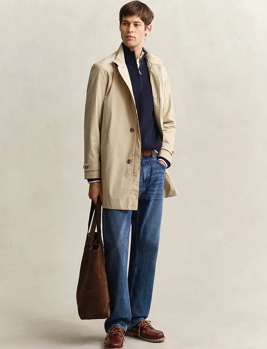 Gant - LIGHTWEIGHT COMMUTER COAT - trenchcoats - oat beige - 5