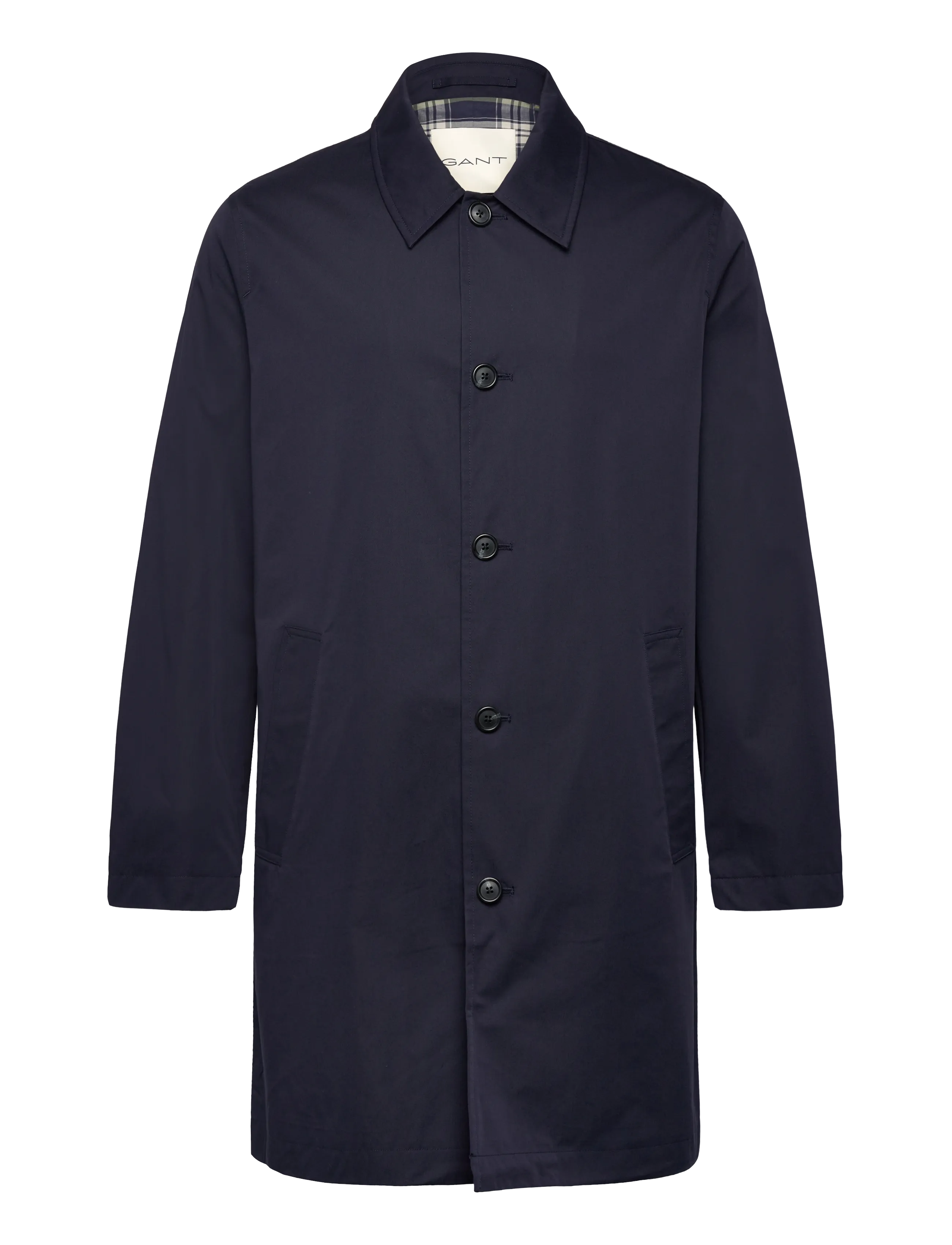 COTTON BLEND CAR COAT - EVENING BLUE