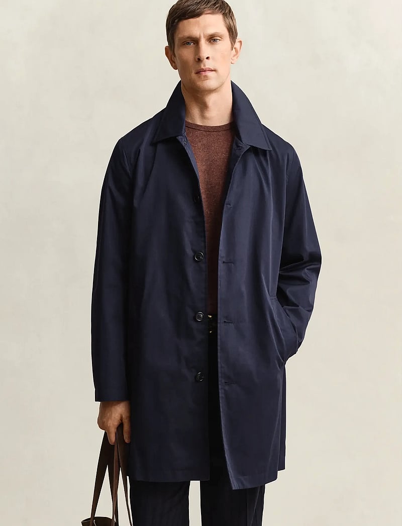 GANT - COTTON BLEND CAR COAT - tunna kappor - evening blue - 0