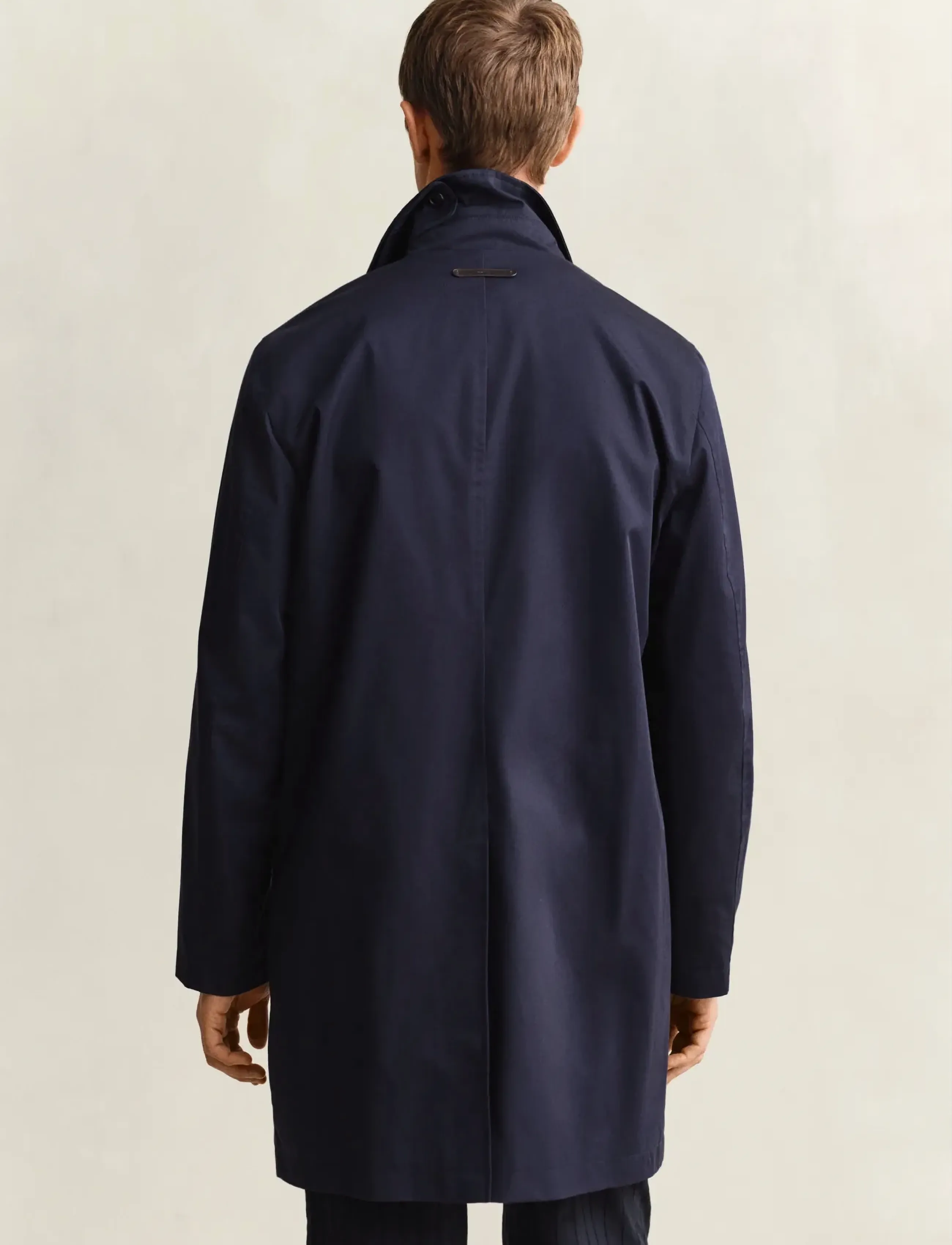 Gant - COTTON BLEND CAR COAT - Õhukesed mantlid - evening blue - 3