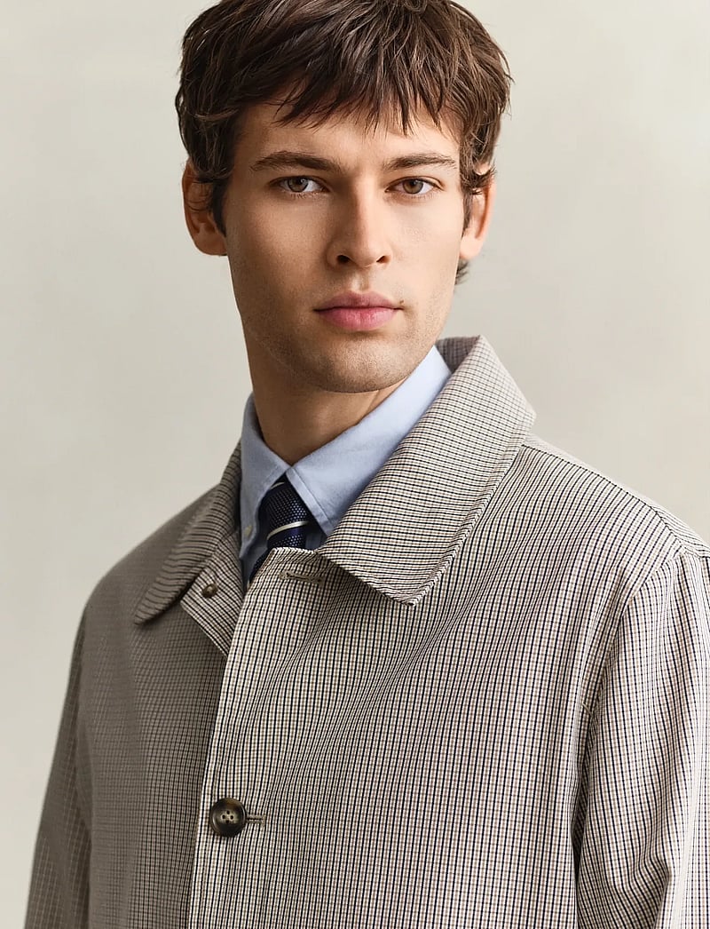 Gant - COTTON BLEND CAR COAT - leichte mäntel - oat beige - 4