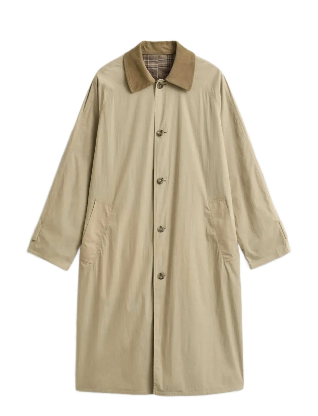 GANT Reversible Lightweight Mantel Beige - XXL - Herren