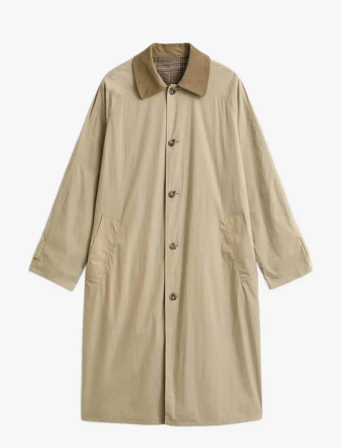 GANT - REVERSIBLE LIGHTWEIGHT COAT - light coats - oat beige - 1