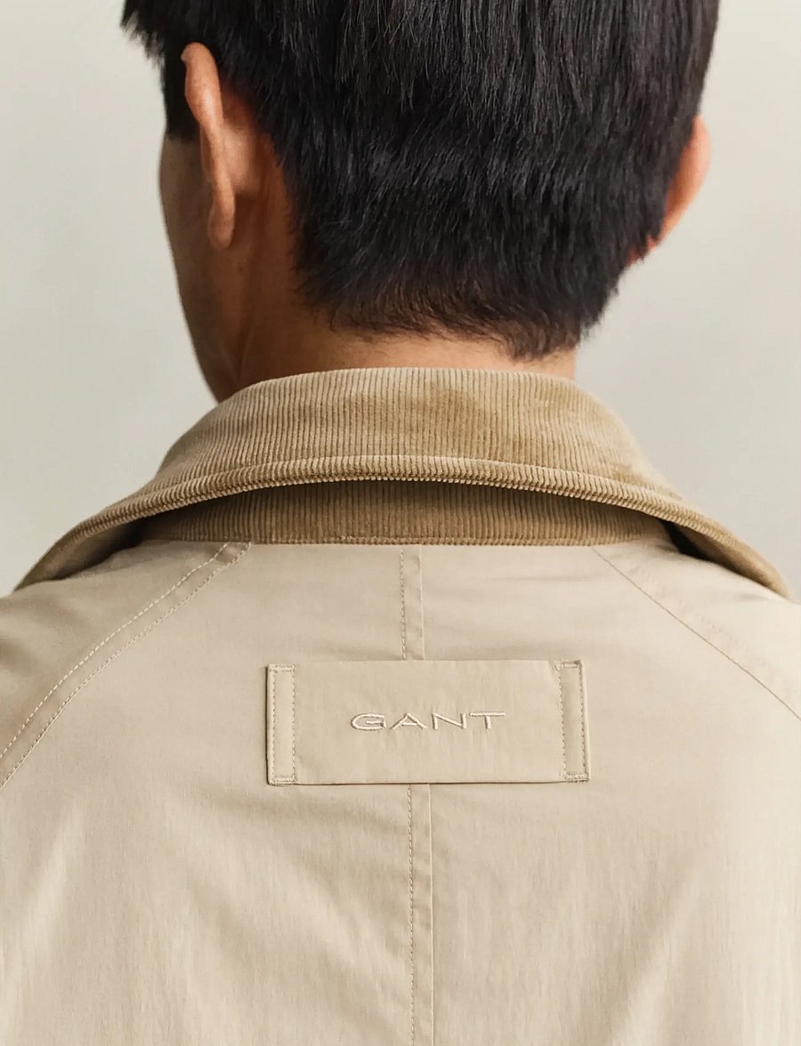 Gant - REVERSIBLE LIGHTWEIGHT COAT - Õhukesed mantlid - oat beige - 3