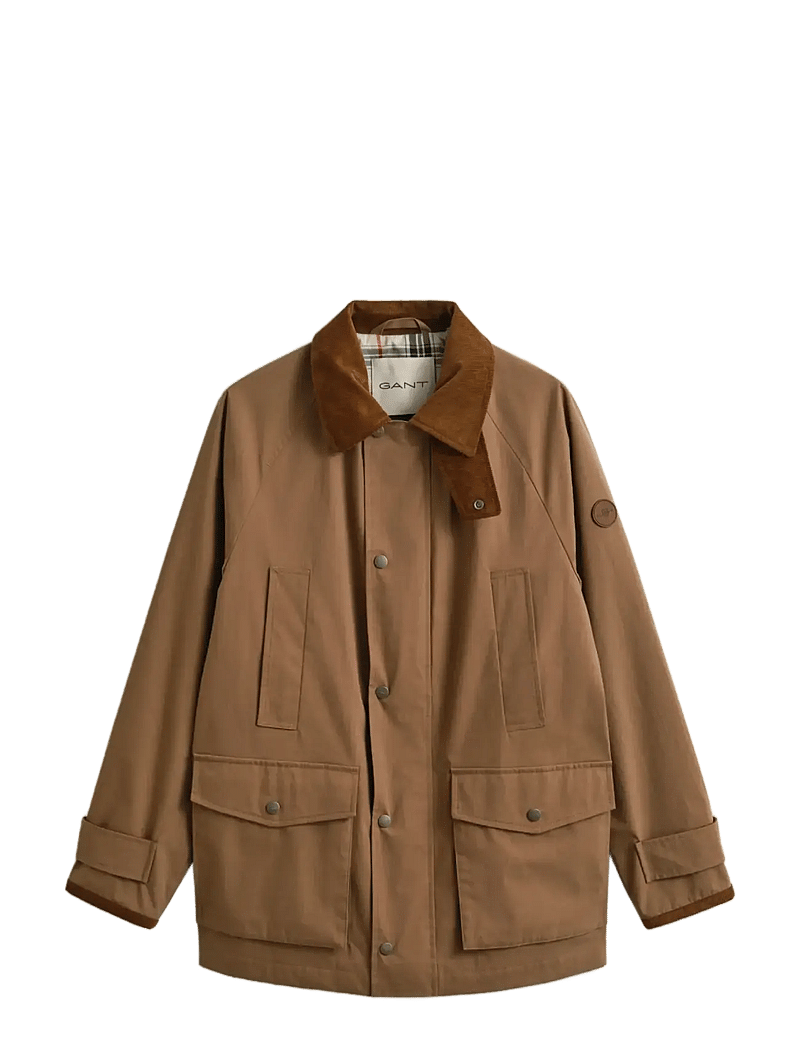 GANT - FIELD DECKER JACKET - leichte jacken - warm khaki - 1