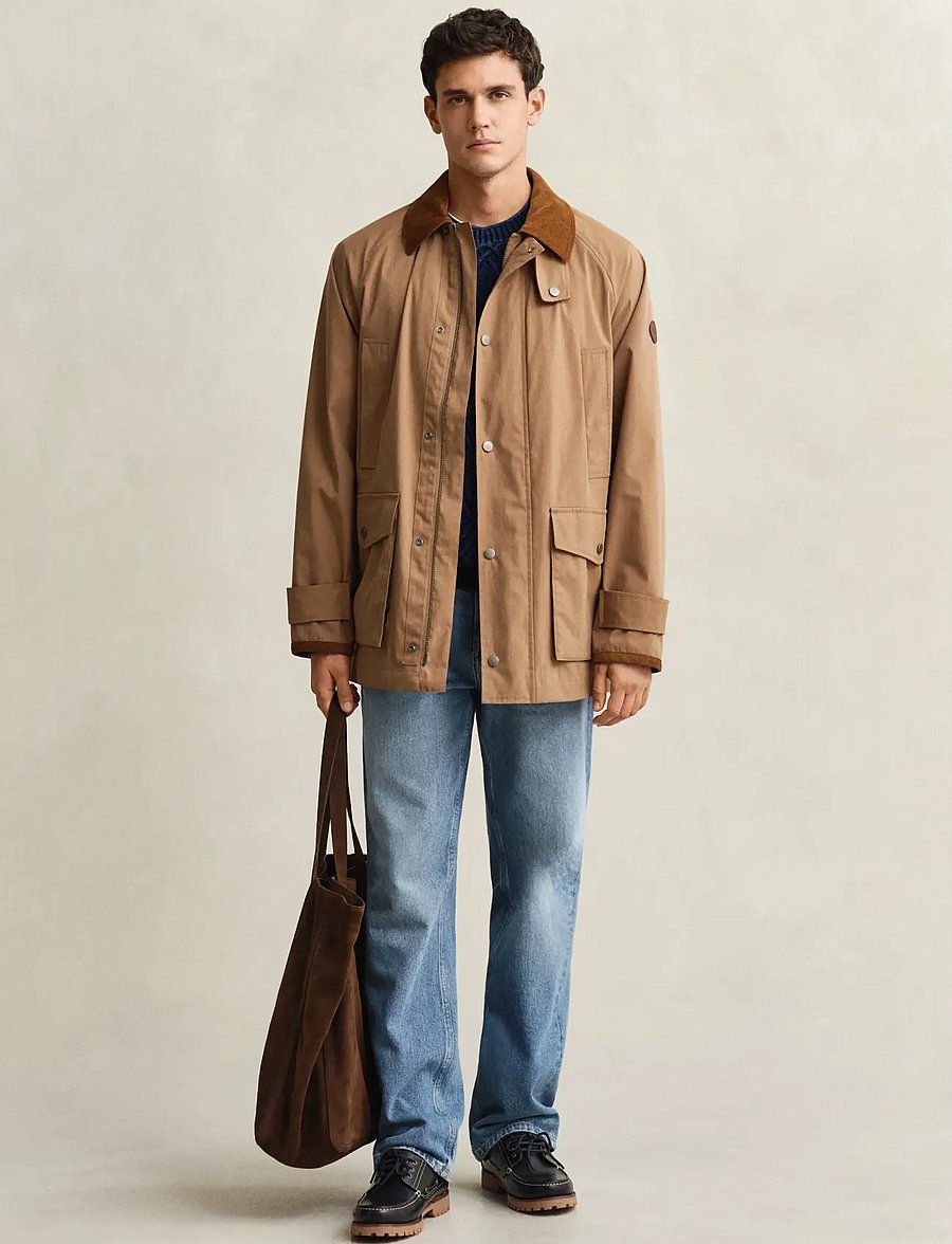 Gant - FIELD DECKER JACKET - Õhukesed jakid - warm khaki - 4