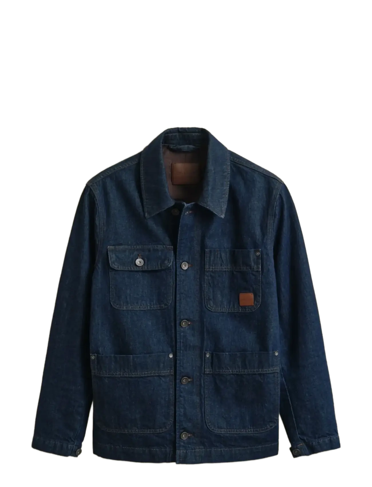 GANT Indigo Work Jacke Blau - S - Herren