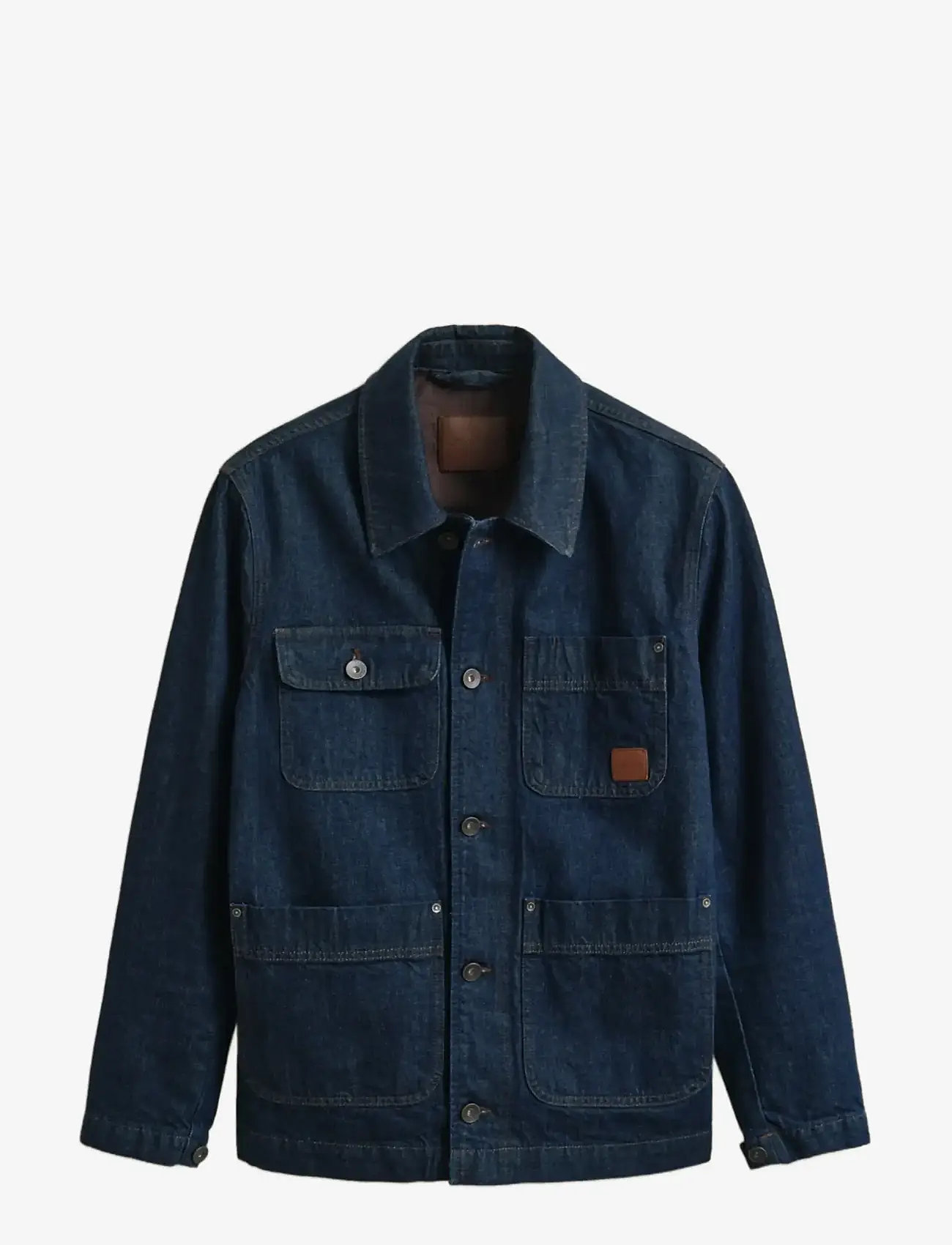 Gant - INDIGO WORK JACKET - uforede denimjakker - dark blue raw - 1