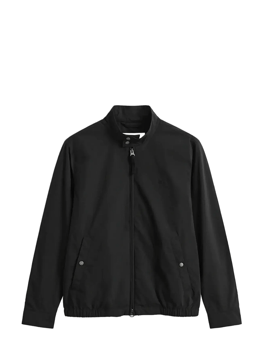 Gant - LIGHTWEIGHT HARRINGTON JACKET - frühlingsjacken - black - 1