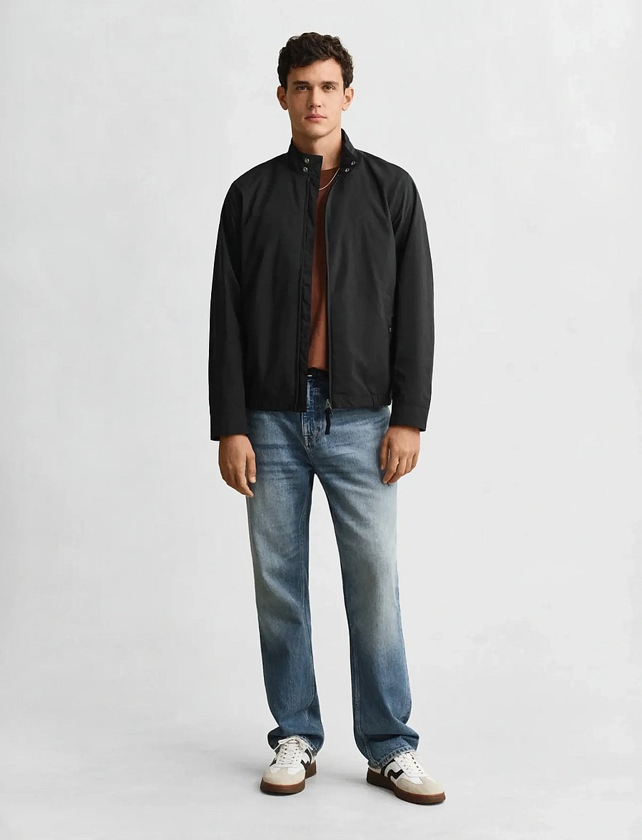 Gant - LIGHTWEIGHT HARRINGTON JACKET - frühlingsjacken - black - 2