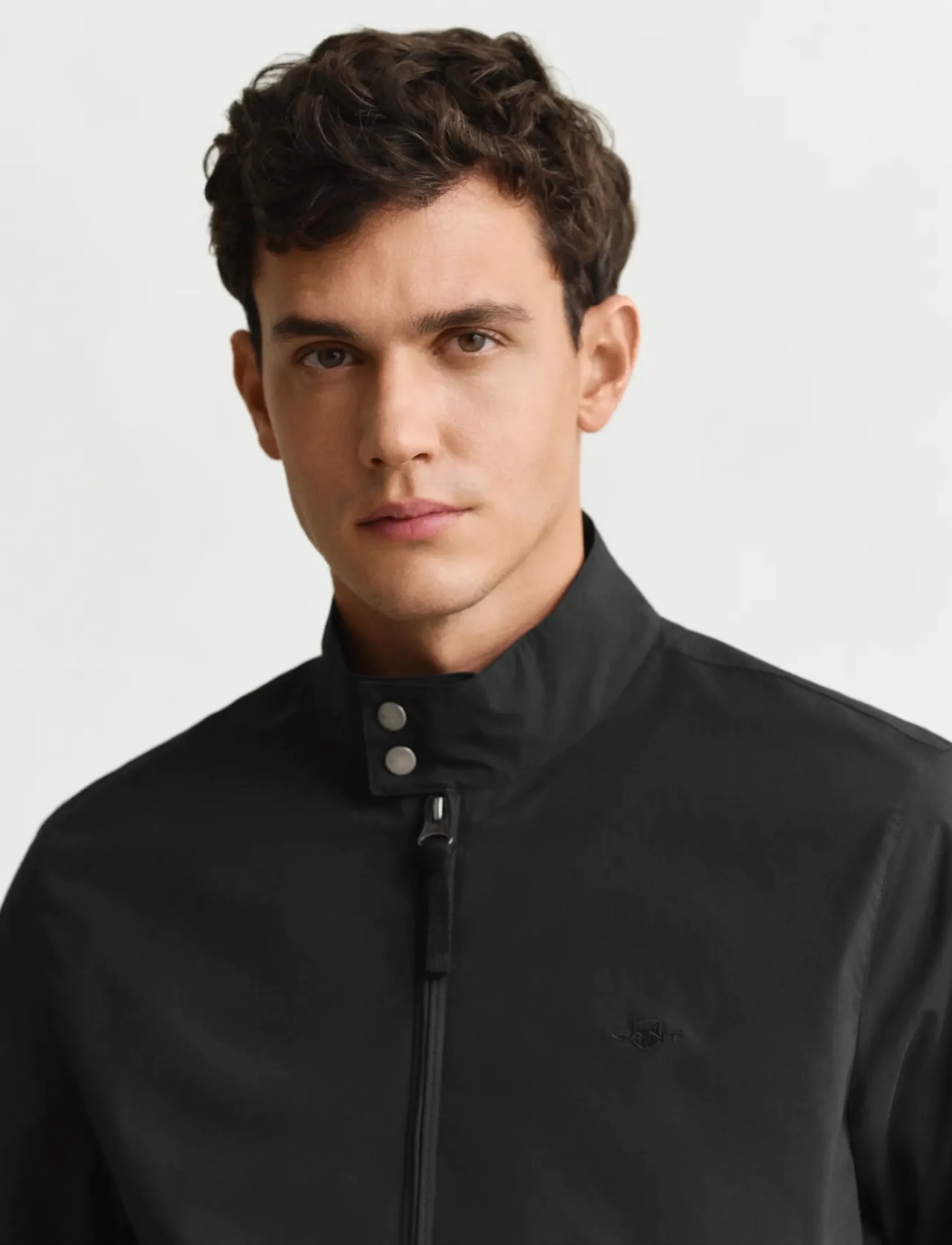 Gant - LIGHTWEIGHT HARRINGTON JACKET - vårjackor - black - 3