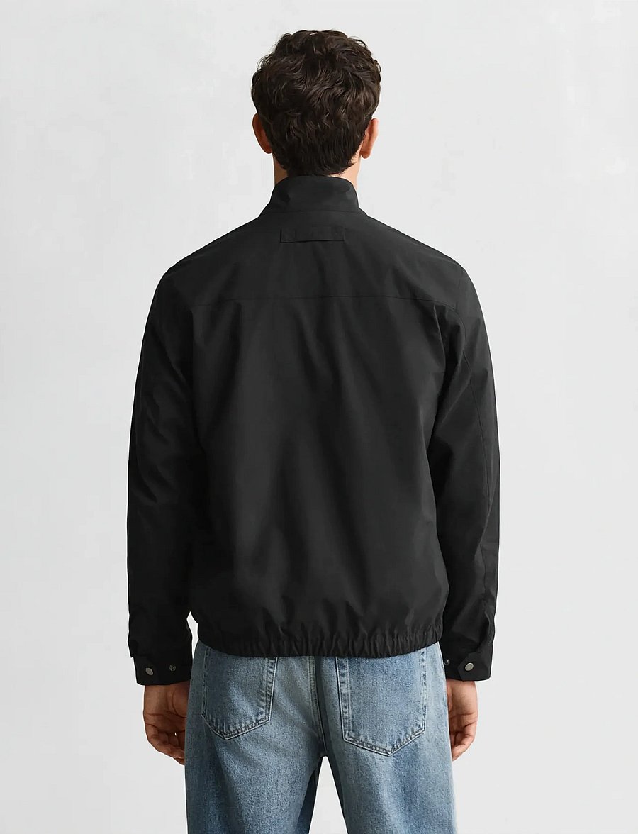 Gant - LIGHTWEIGHT HARRINGTON JACKET - frühlingsjacken - black - 4