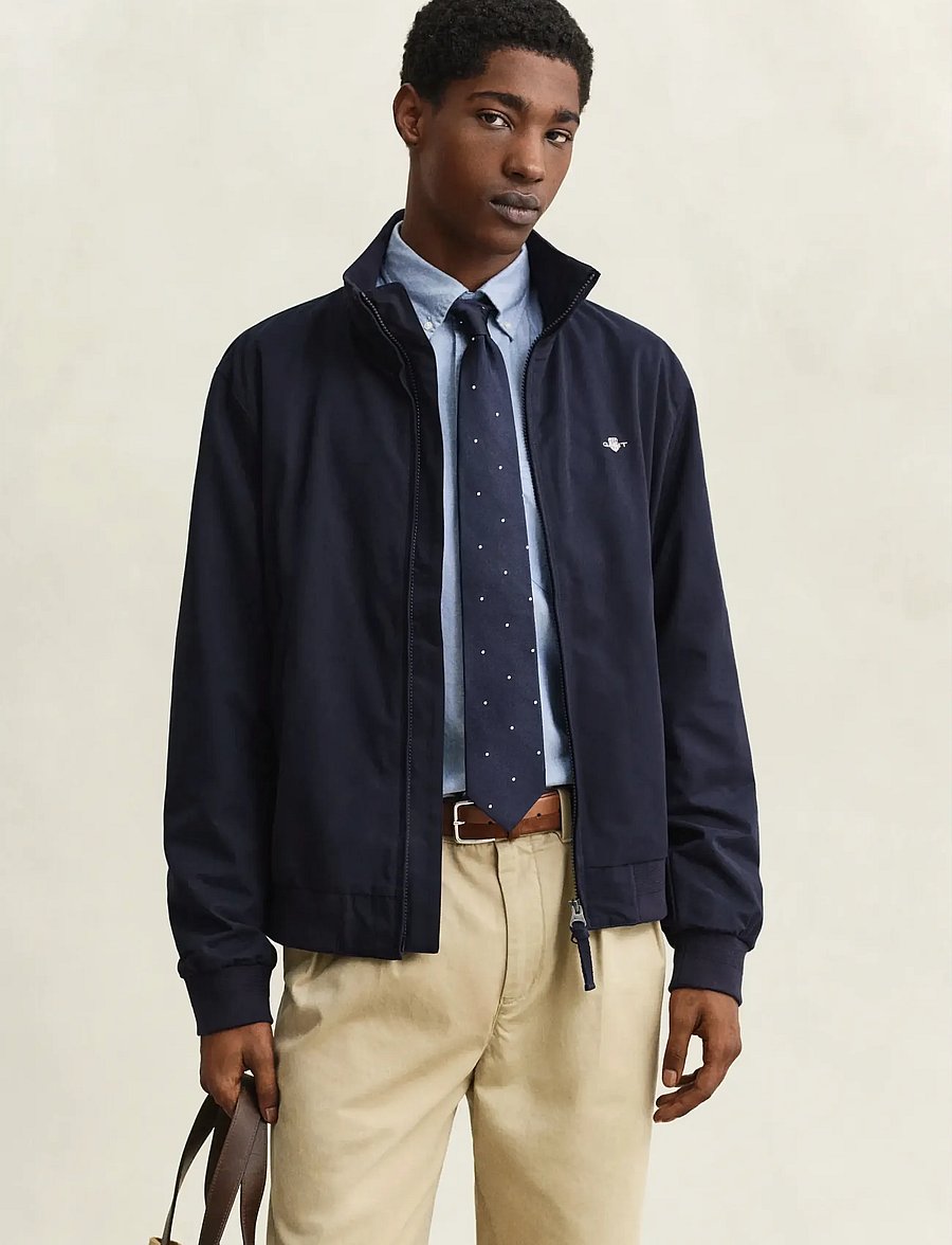 Gant - LIGHTWEIGHT HAMPSHIRE JACKET - windjassen - evening blue - 0