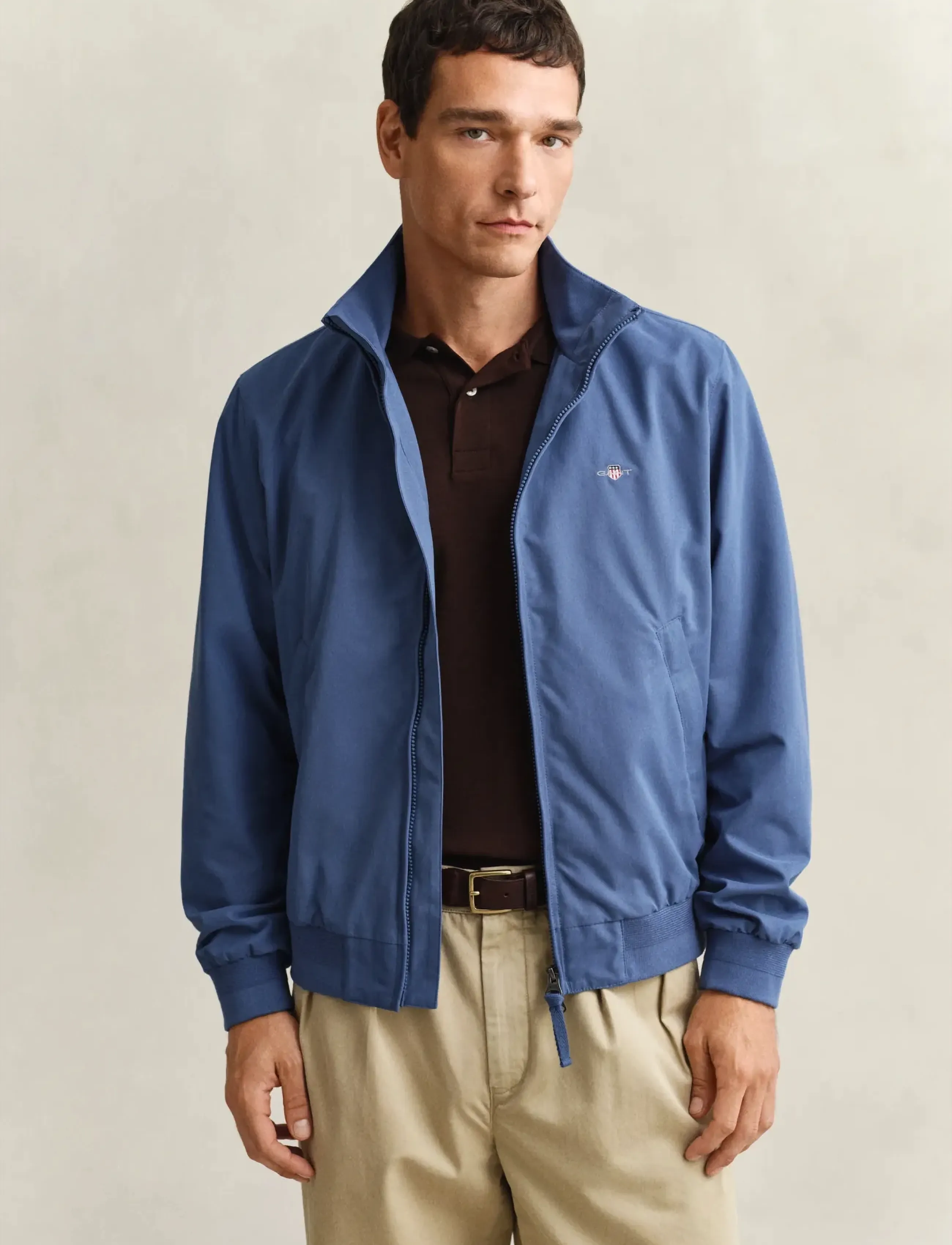 GANT LIGHTWEIGHT HAMPSHIRE JACKET - GANT - VINTAGE BLUE / blue