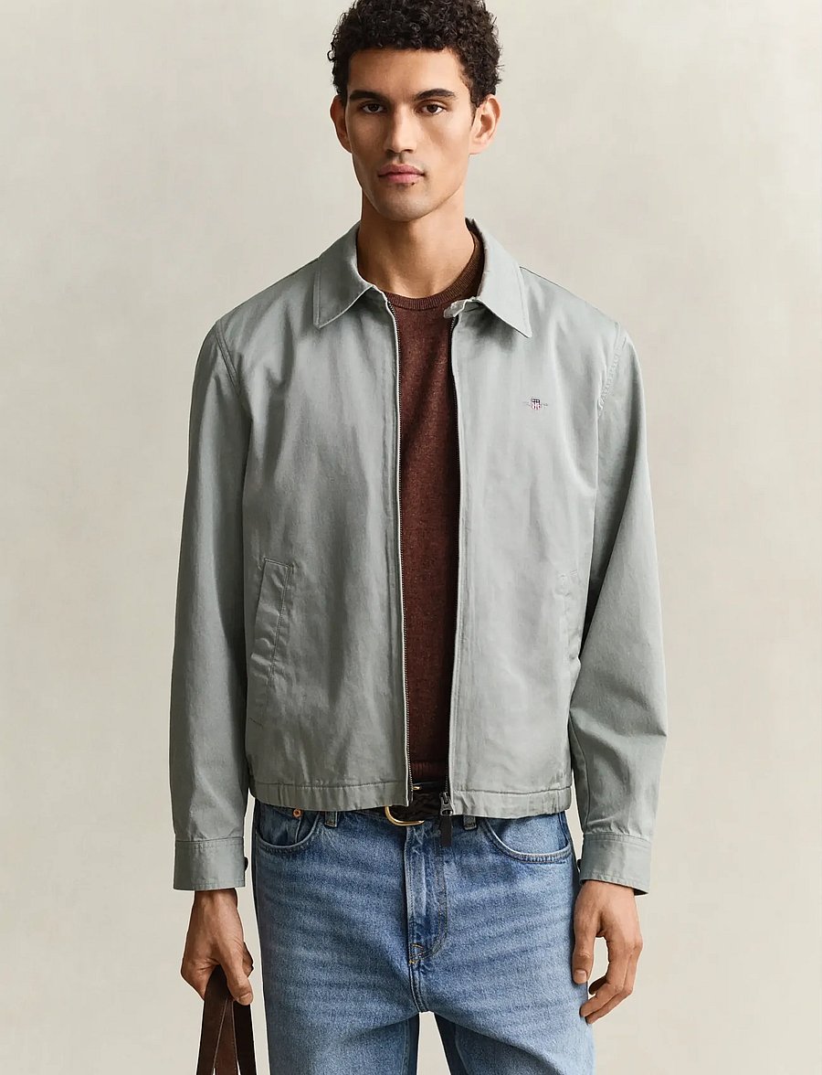 Gant - COTTON WINDCHEATER JACKET - pavasara jakas - ceramic grey - 0