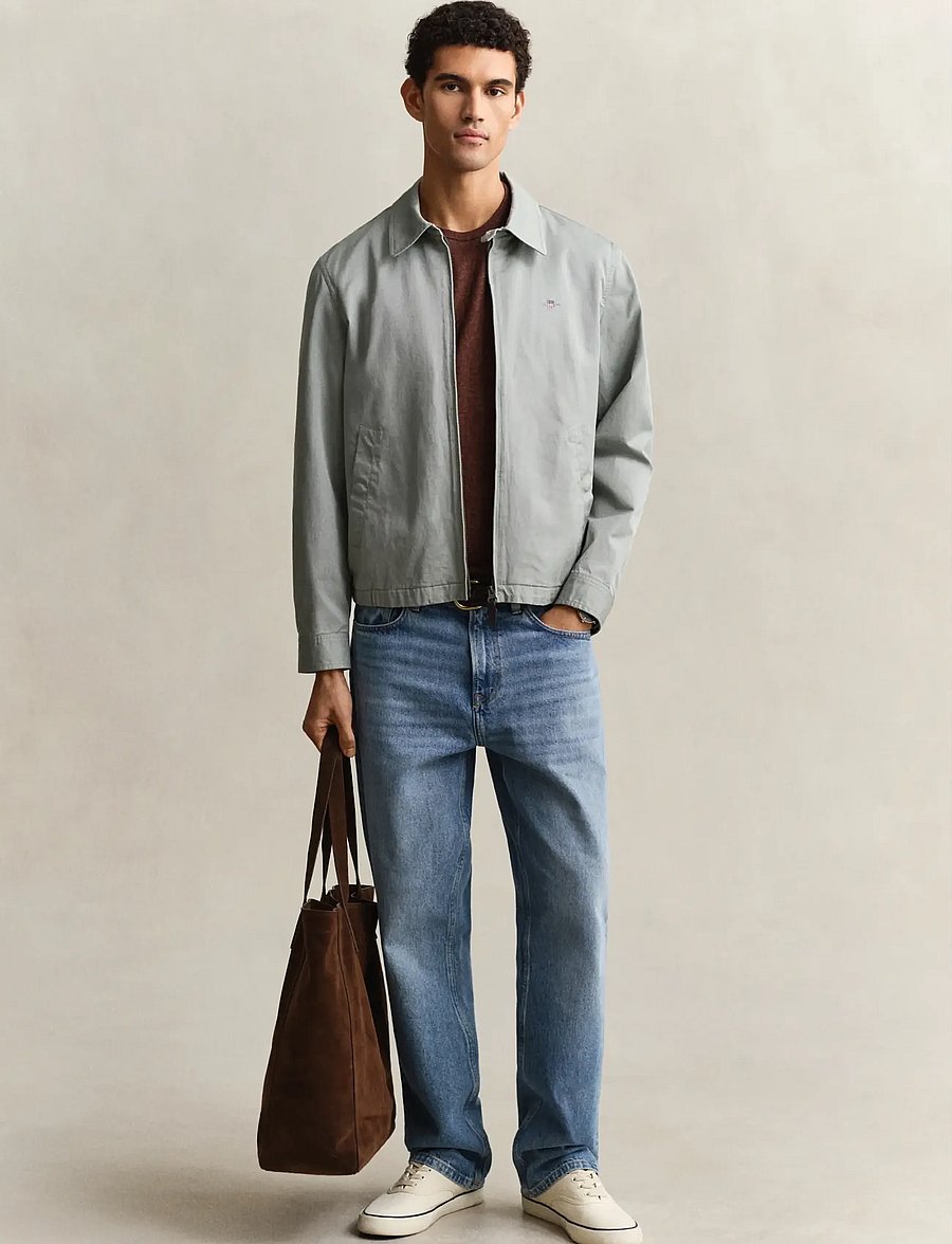 Gant - COTTON WINDCHEATER JACKET - herbstjacken - ceramic grey - 4