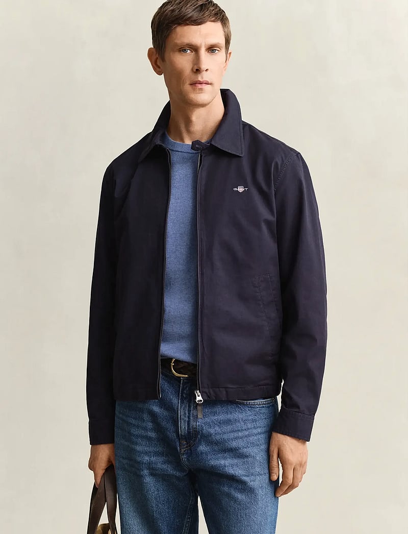 GANT - COTTON WINDCHEATER JACKET - kevadjoped - evening blue - 0