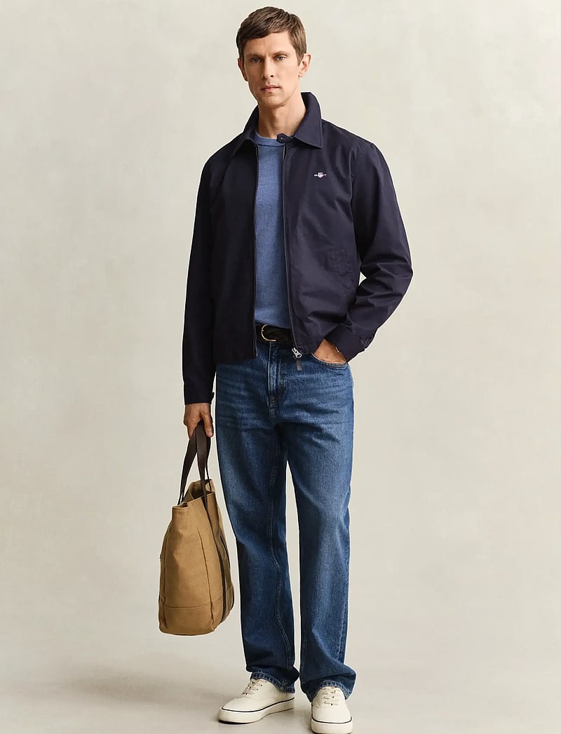 GANT - COTTON WINDCHEATER JACKET - kevadjoped - evening blue - 4