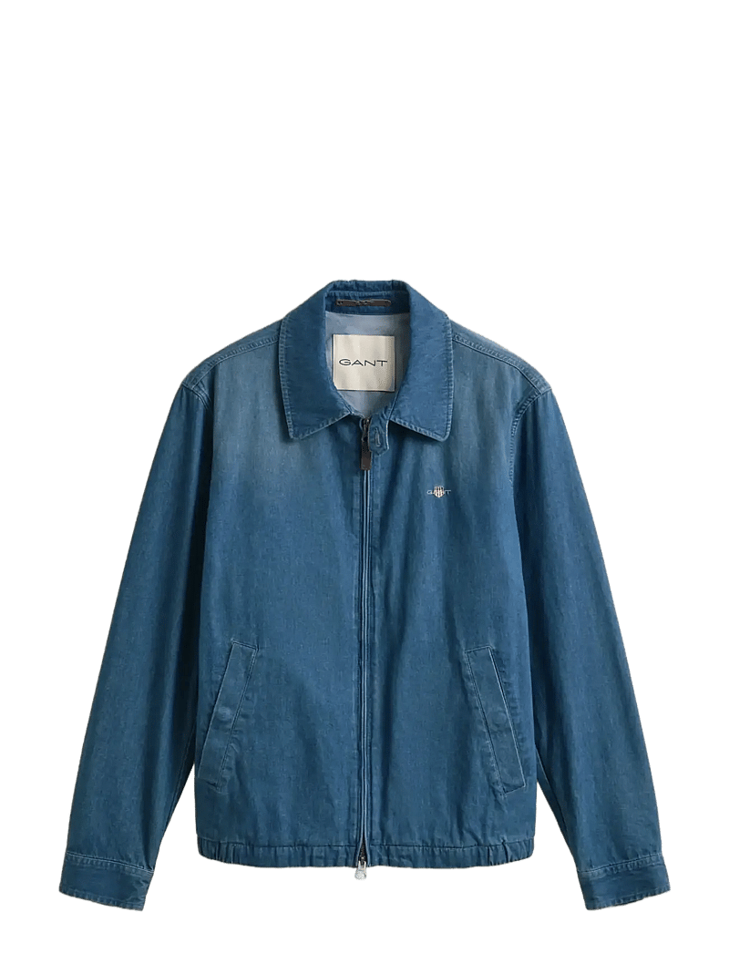 GANT - INDIGO WINDCHEATER JACKET - voodrita teksajakid - semi light blue - 1