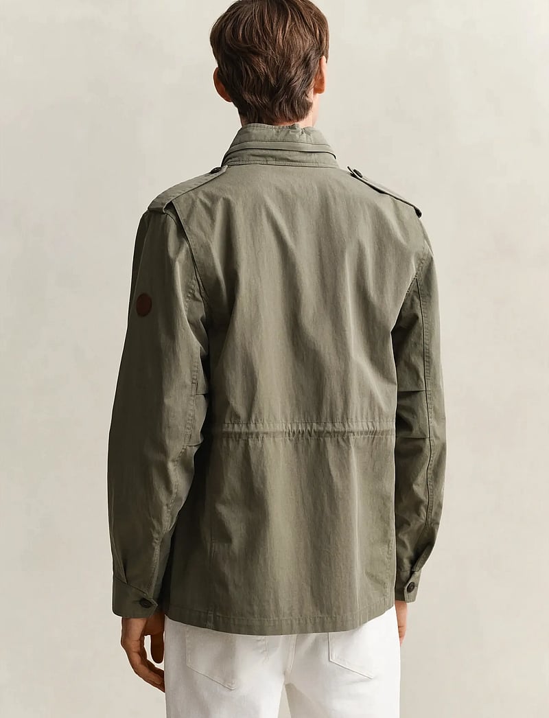 GANT - COTTON 4 POCKET JACKET - kevyet takit - dry herb green - 2