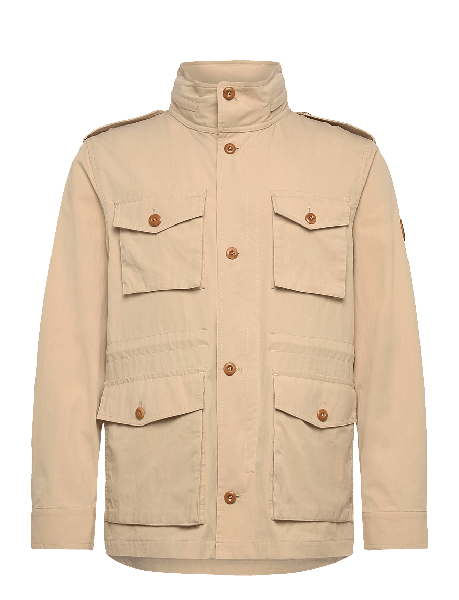 Gant - COTTON 4 POCKET JACKET - léttir jakkar - oat beige - 1