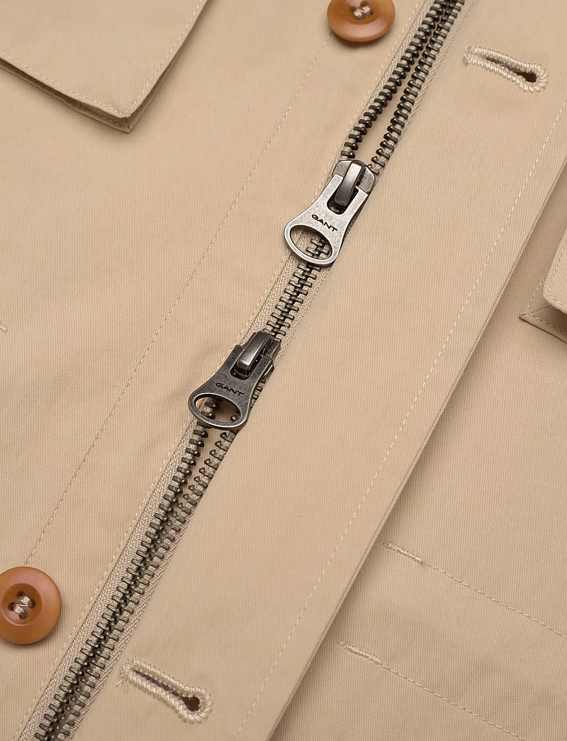 GANT - COTTON 4 POCKET JACKET - vindjakker - oat beige - 5