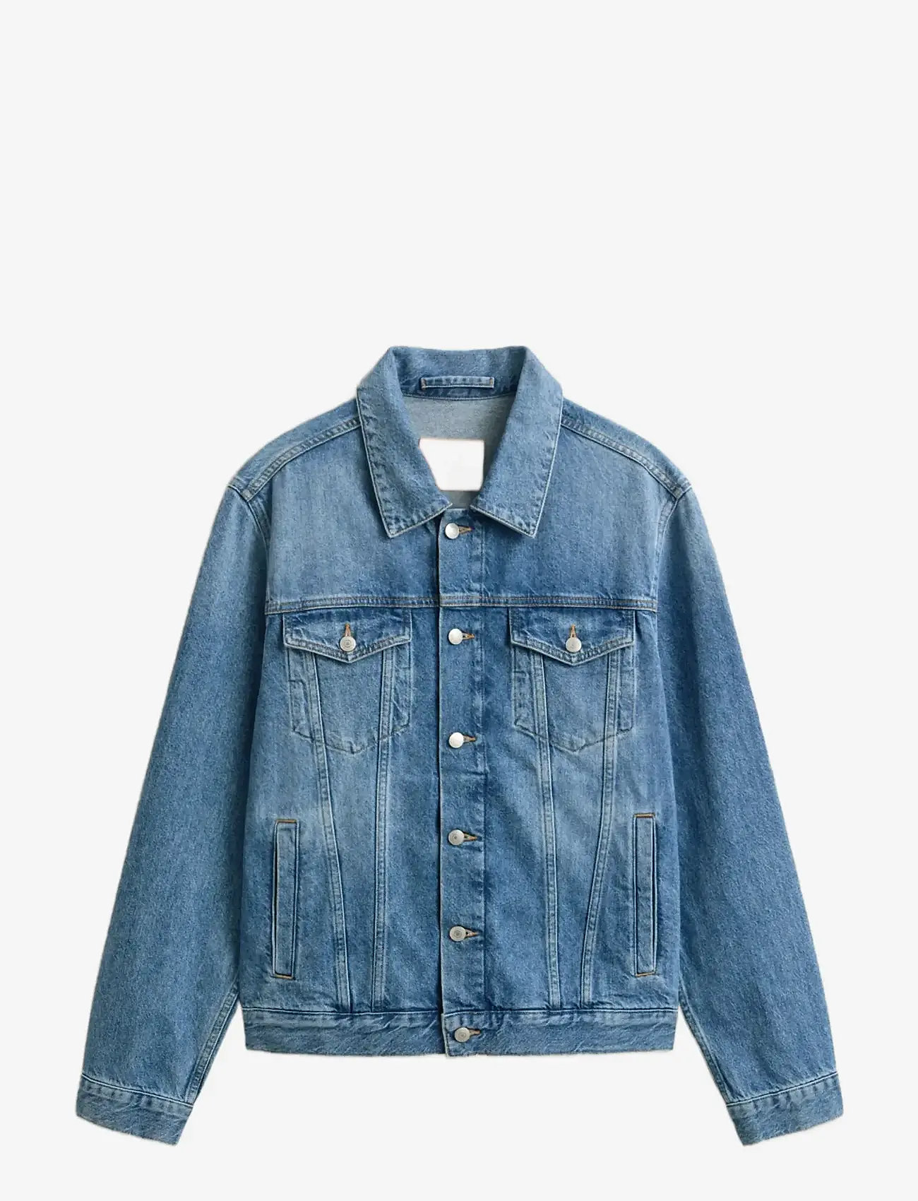 Gant - DENIM TRUCKER JACKET - uforede denimjakker - mid blue - 1