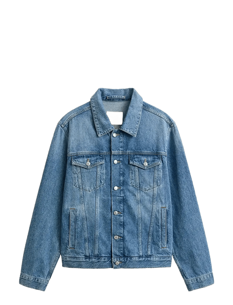 Gant - DENIM TRUCKER JACKET - uforede denimjakker - mid blue - 1