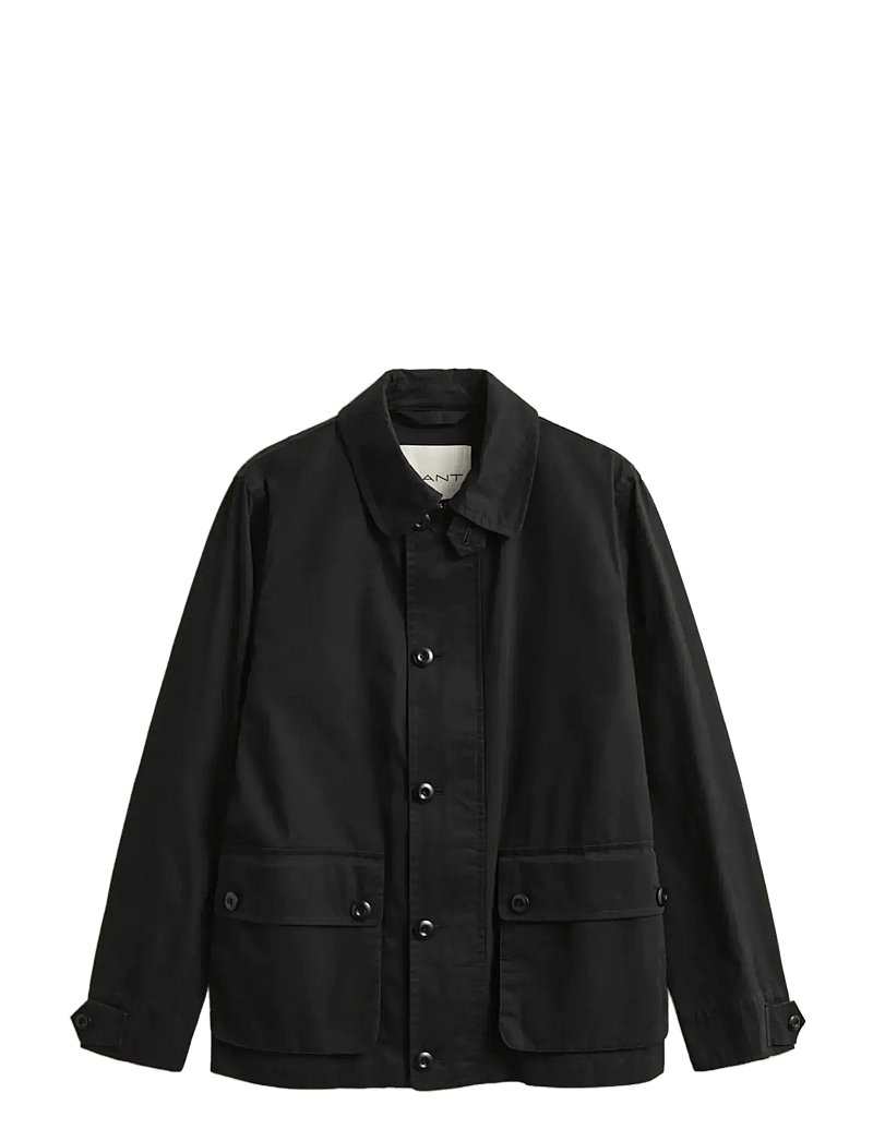 GANT - COTTON DECKER JACKET - Õhukesed jakid - black - 1