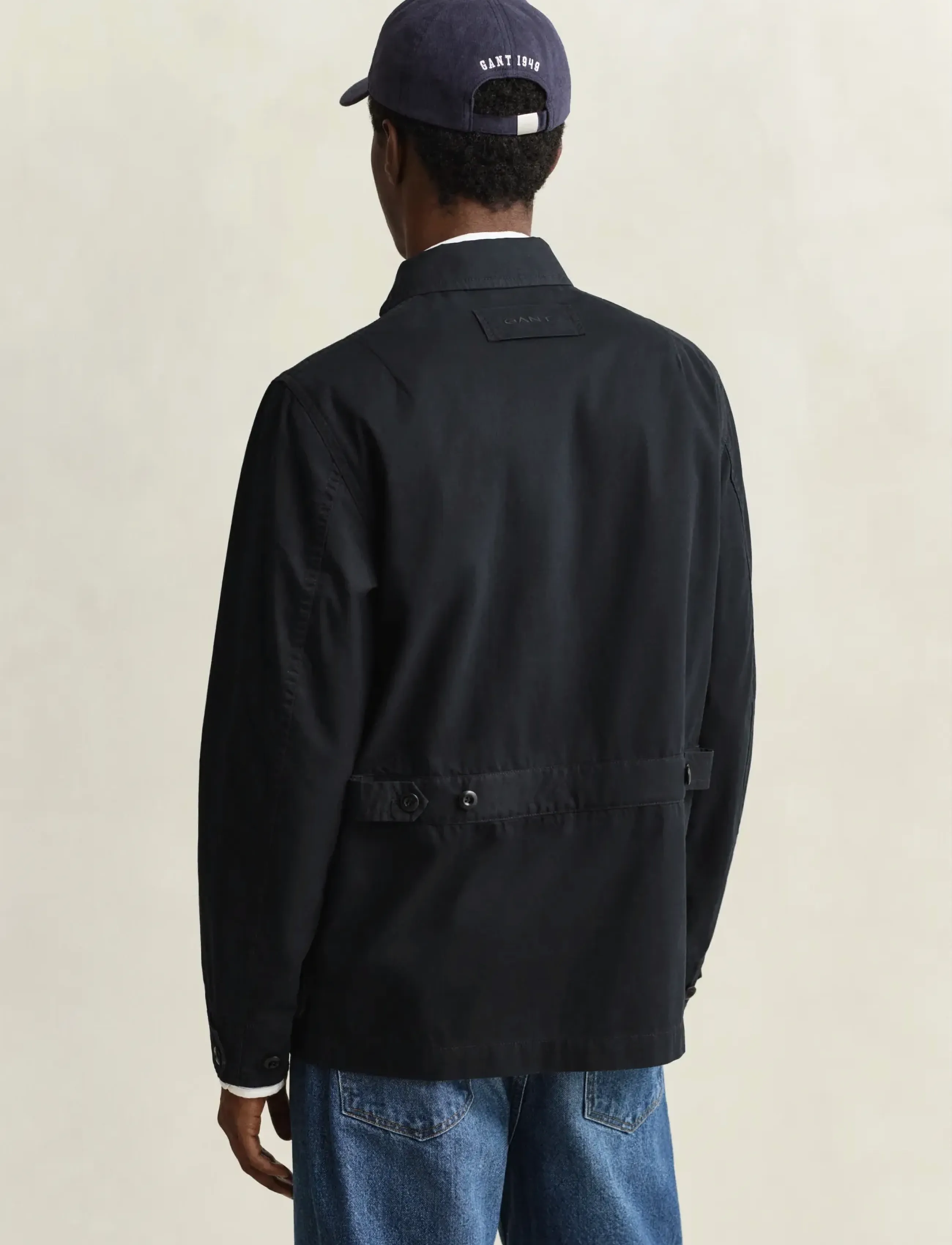 Gant - COTTON DECKER JACKET - frühlingsjacken - black - 2