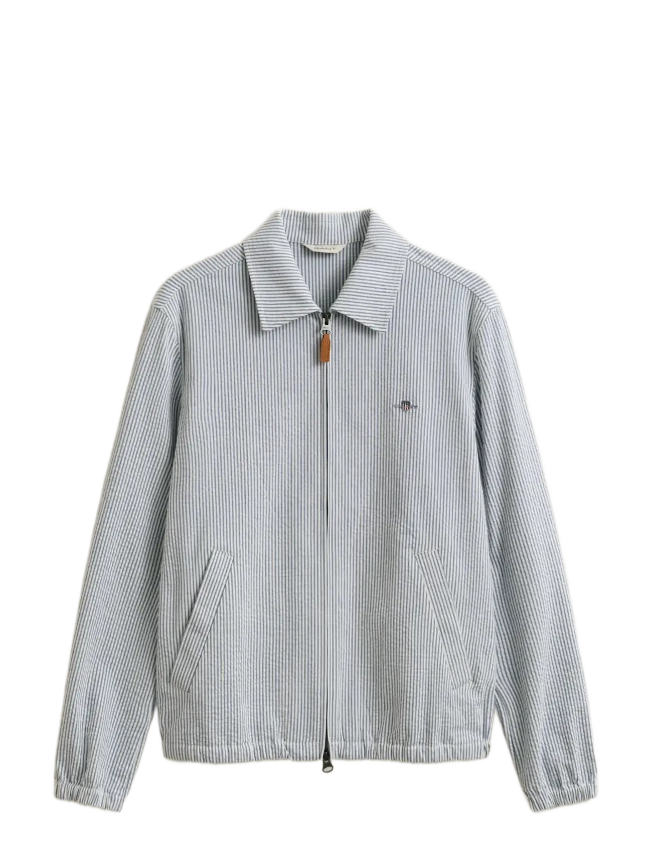 GANT Seersucker Windcheater Jacke Blau - XXL - Herren