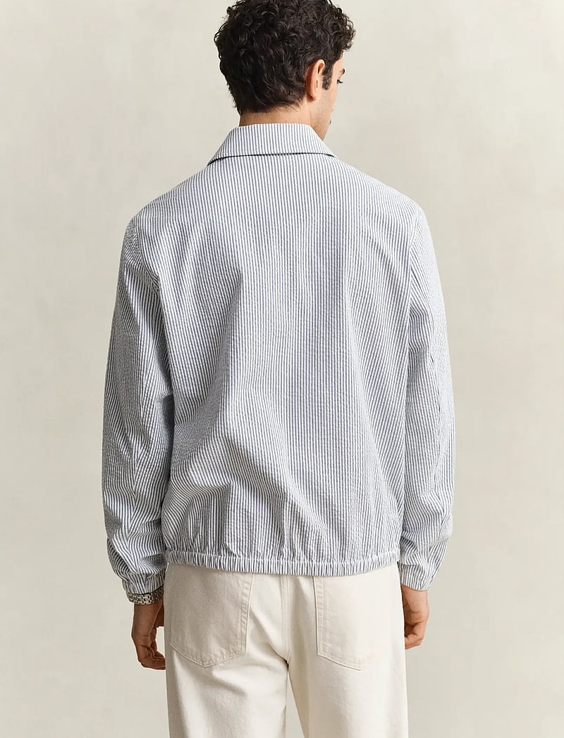 GANT - SEERSUCKER WINDCHEATER JACKET - leichte jacken - vintage blue - 2